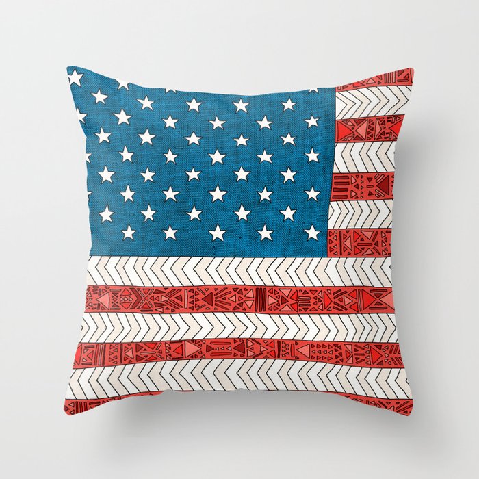 USA Throw Pillow