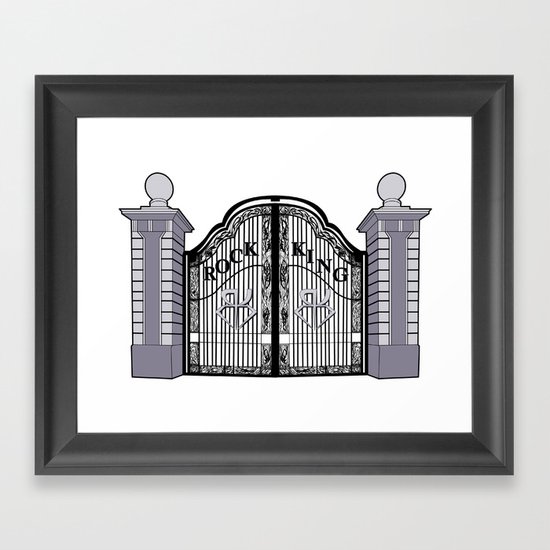 Rock King Framed Art Print