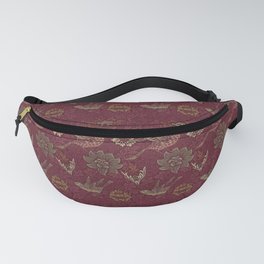 William Morris Bird & Anemone Red Clay Fanny Pack