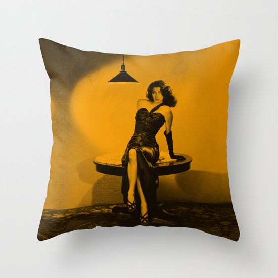Joan Bennett Throw Pillow