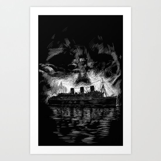 Ghost Ship Art Print