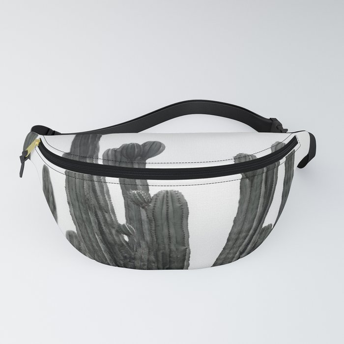 Black and White Cactus Fanny Pack