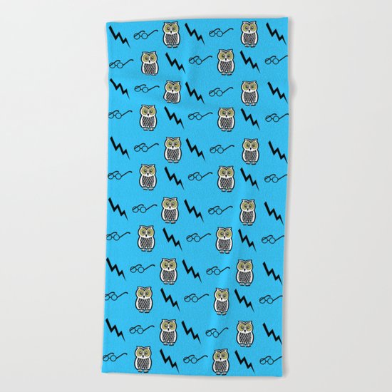 A Pattern For Wizards Beach Towel