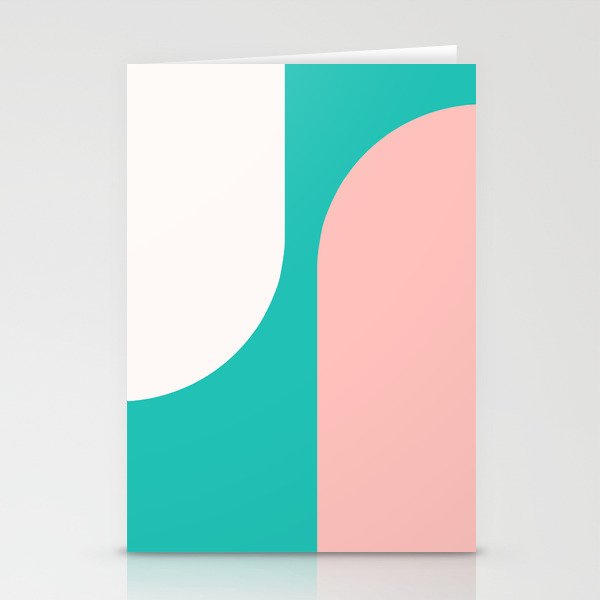 Modern Minimal Arch Abstract XLV Stationery Cards