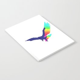Rainbow Raven Notebook