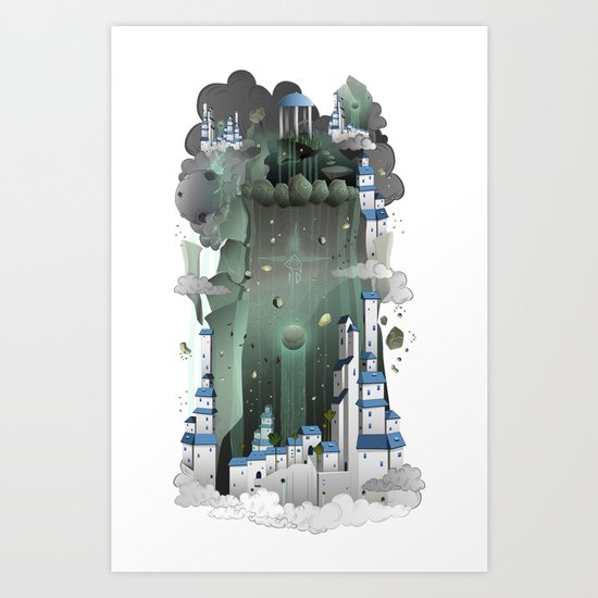 Paradise City Art Print