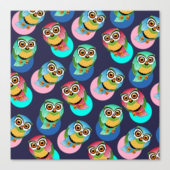 cute birds Canvas Print