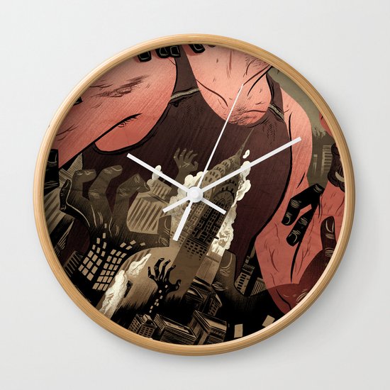 Escape From New York Poster Wall Clock