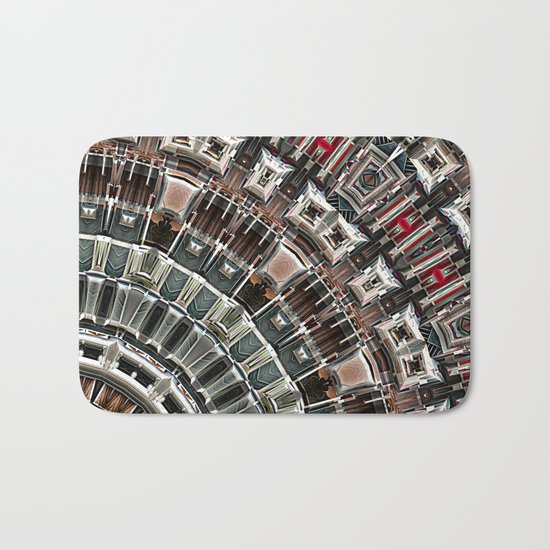 Fan of Geometry Bath Mat