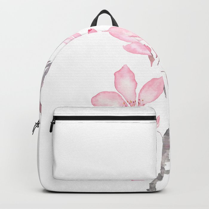pink cherry blossom macro 2018 Backpack