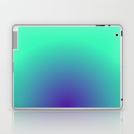 green and blue gradation Laptop & iPad Skin