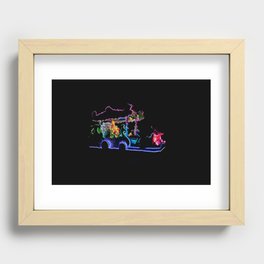 Every cloud has a colored lining Recessed Framed Print