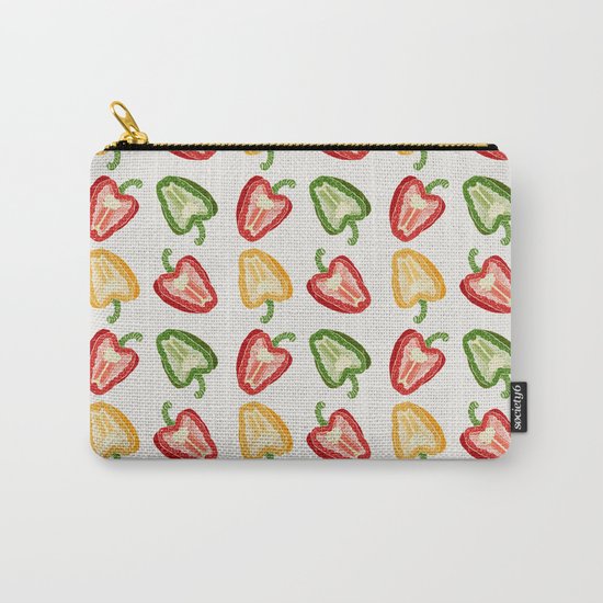 Mixed Peppers Pattern Carry-All Pouch