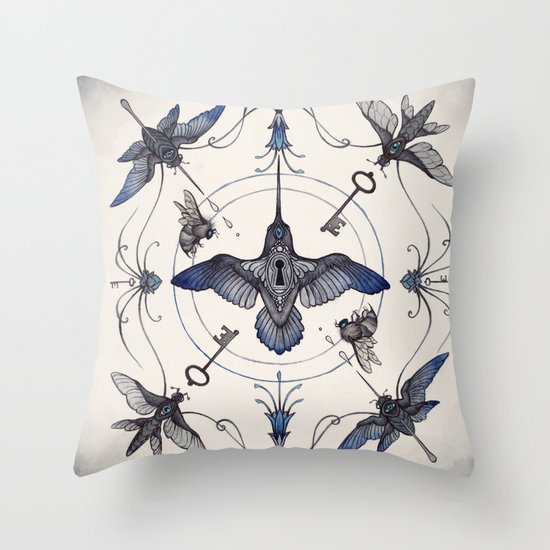 Pollinators Throw Pillow