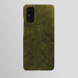 olive green velvet Android Case