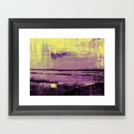 Yellow Color Patches Framed Art Print