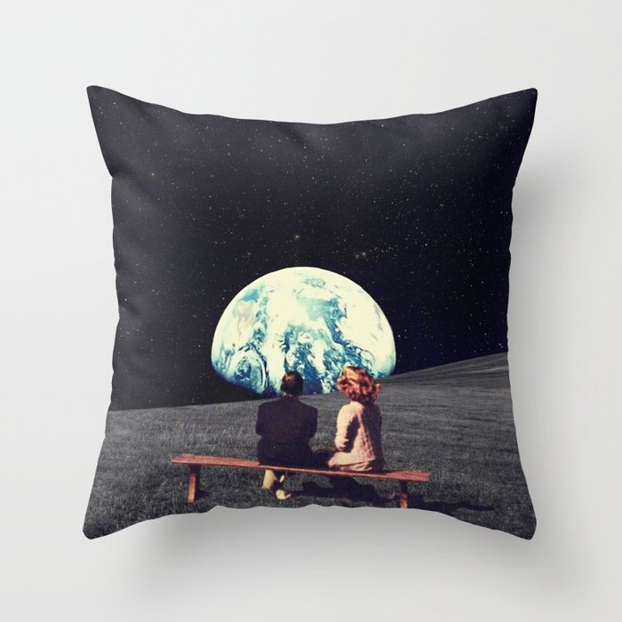 We Used To Live There Throw Pillow