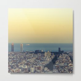 Barcelona view Metal Print