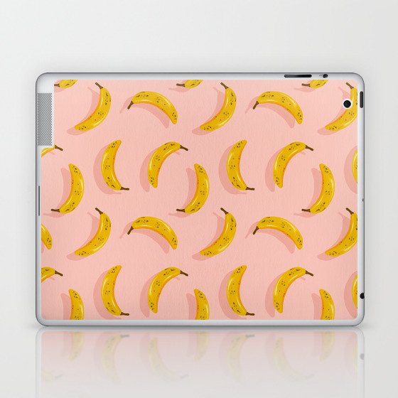 Banana Pattern – Blush Laptop & iPad Skin