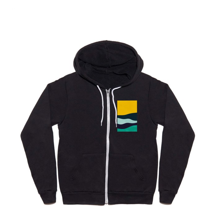 Colour Waves Full Zip Hoodie