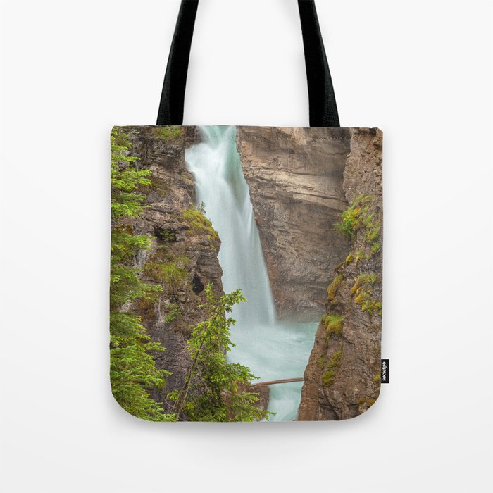 Johnston Canyon Falls Tote Bag