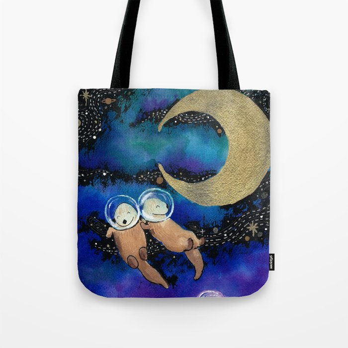 Otter Space Tote Bag