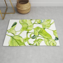 Devils Ivy Illustration Area & Throw Rug