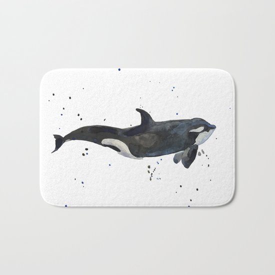 Oh Whale Bath Mat