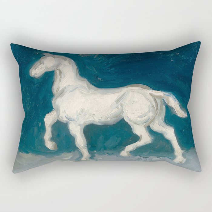 Horse by Vincent van Gogh, 1886 Rectangular Pillow