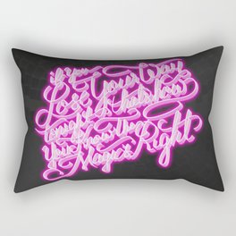 Daft Punk - Doin' It Right - Lettering Rectangular Pillow