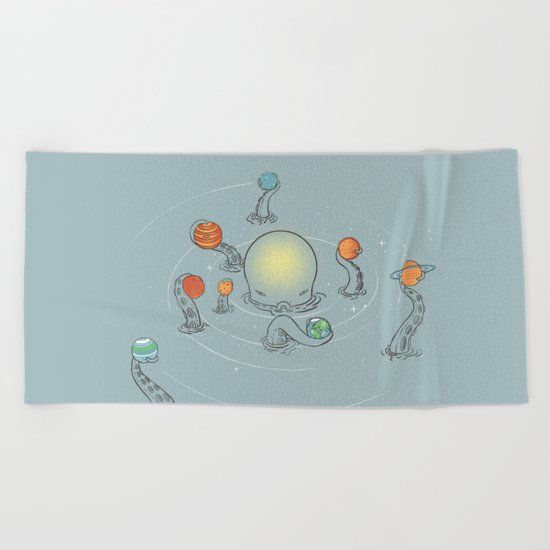 Solar System Beach Towel