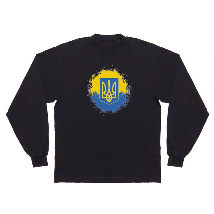 Ukrainian symbol ukrainian banner Long Sleeve T Shirt