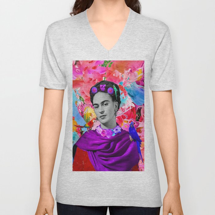 Freeda | Frida Kalho V Neck T Shirt