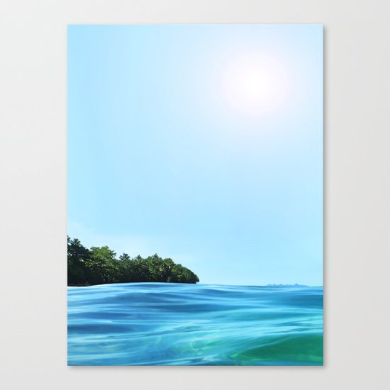 The Happy Isle Canvas Print