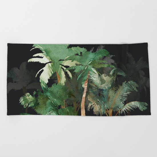Tropical Landscape Beach Towel