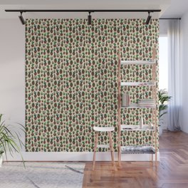 Gouache Potted Cacti Wall Mural