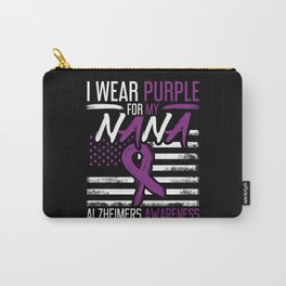 Purple For Nana Alzheimer Alzheimer's Awareness Carry-All Pouch