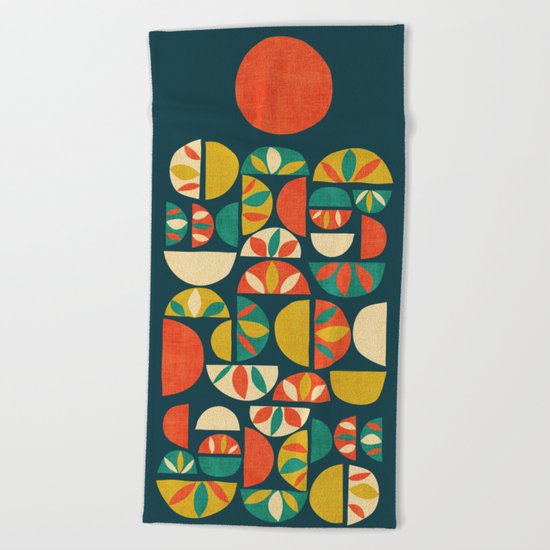 Jumpy Hills Beach Towel