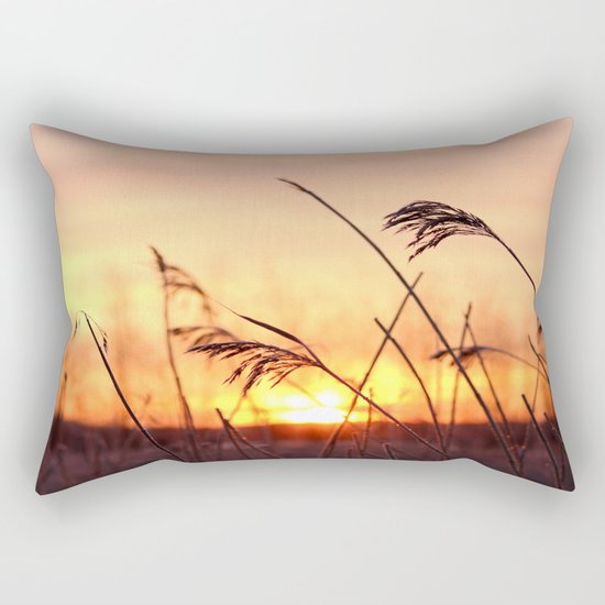Winter Sunrise Rectangular Pillow
