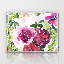 the pink flowers N.o 5 Laptop Skin
