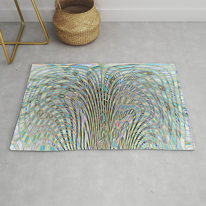 Colorful Spring Light Abstraction  Rug