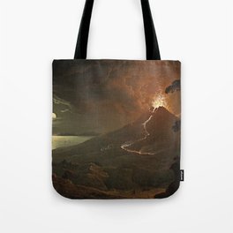 The Eruption of Vesuvius, by Sebastian Pether Tote Bag