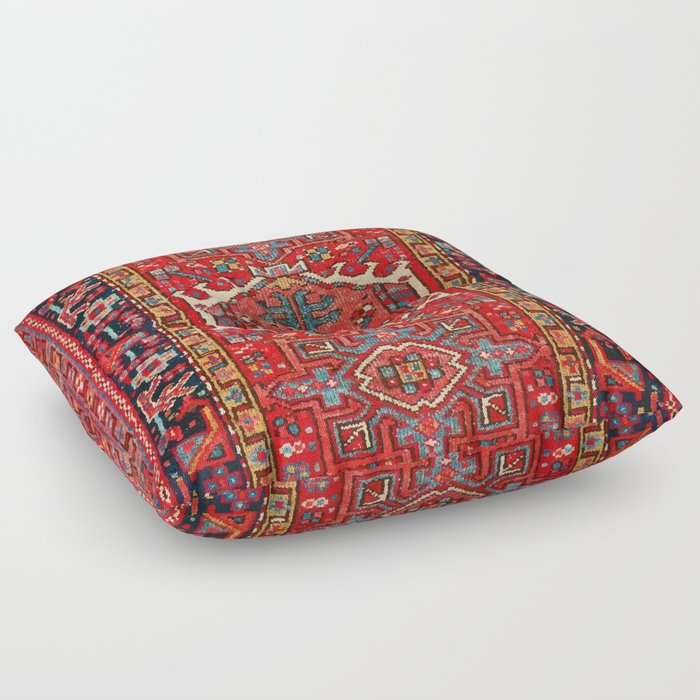 antique persian rug pattern  Floor Pillow