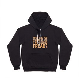 Two Legged Freak Funny Ampu Prosthetic Surgery Hoody