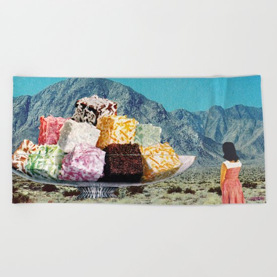 Desert Dessert Beach Towel