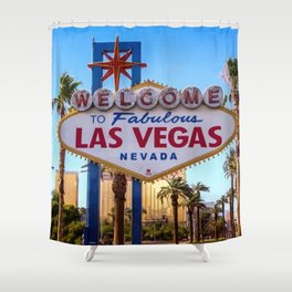 Welcome To Las Vegas Shower Curtain