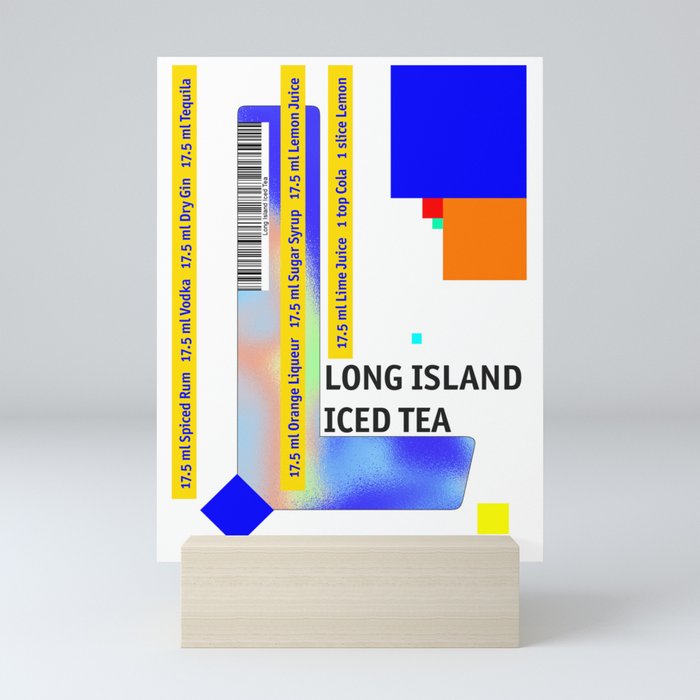 Cocktail "L" - Long Island Iced Tea Mini Art Print