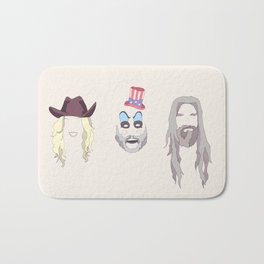 Devil's Minimalism Bath Mat | Rob, Corpses, Zombie, Graphicdesign, Devils, Scary, Captain, House, Classic, Rejects 