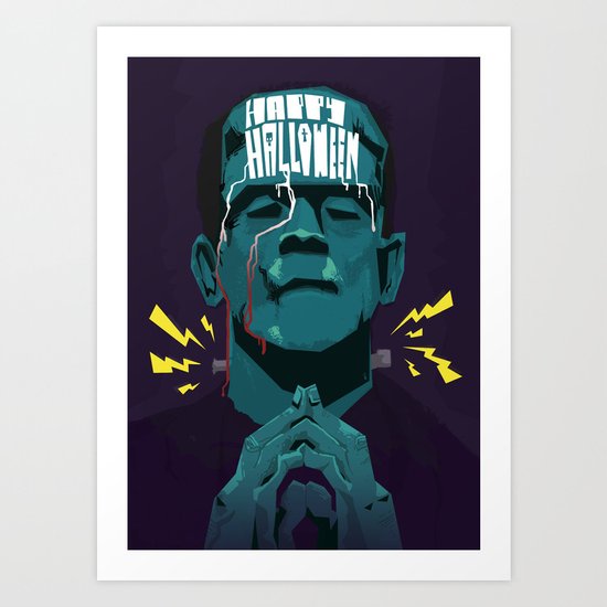 Halloween '13 Frankie Art Print