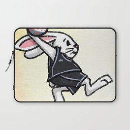 Basketball Bunny Rabbit  Laptop Sleeve